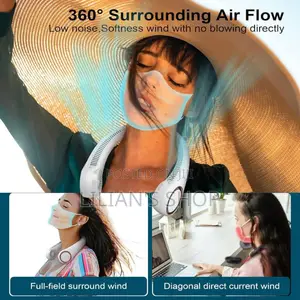 4000 Mah Rechargeable Portable Neck Fan