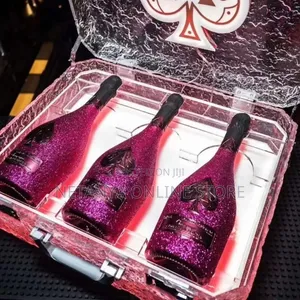 3 Bottles Rechargeable Led Ace of Spade Glorifier Box