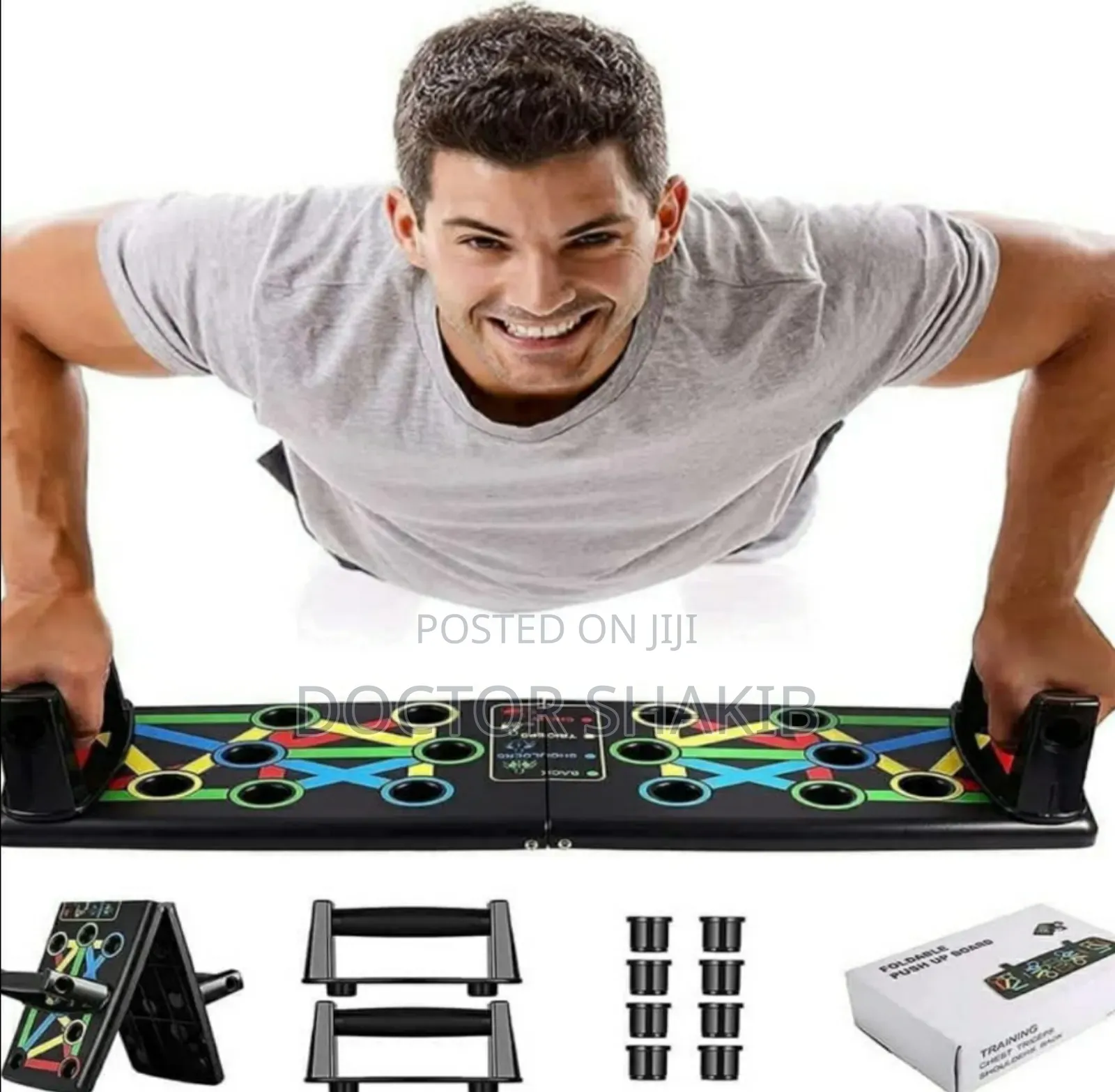 New Push Up Board With Handles for Complete Body Workout