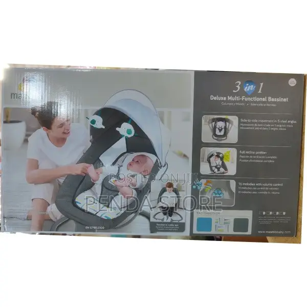 Mastela Electric Baby Swing With Music – Soothing Baby Swing
