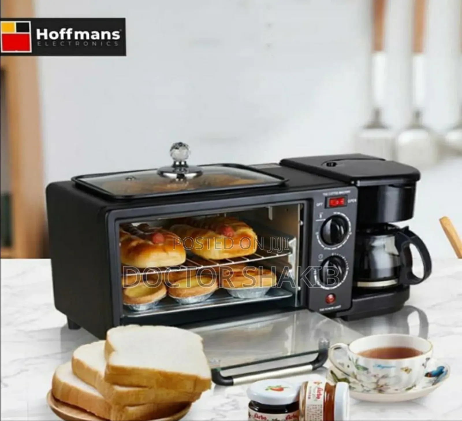 New Hoffmans Home Breakfast Machine Maker Coffee,Oven Grill