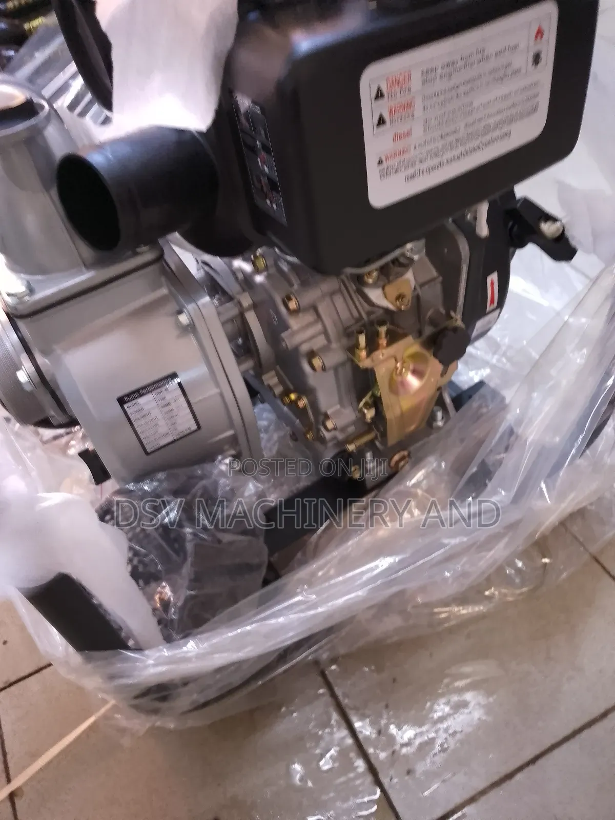 52000litres/Hour Discharge 3 Inches Diesel Water Pump 178f