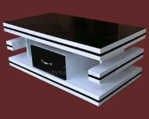 Black Glass Centre Table