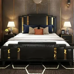 Golden Strips/Headboard Bed 4x6