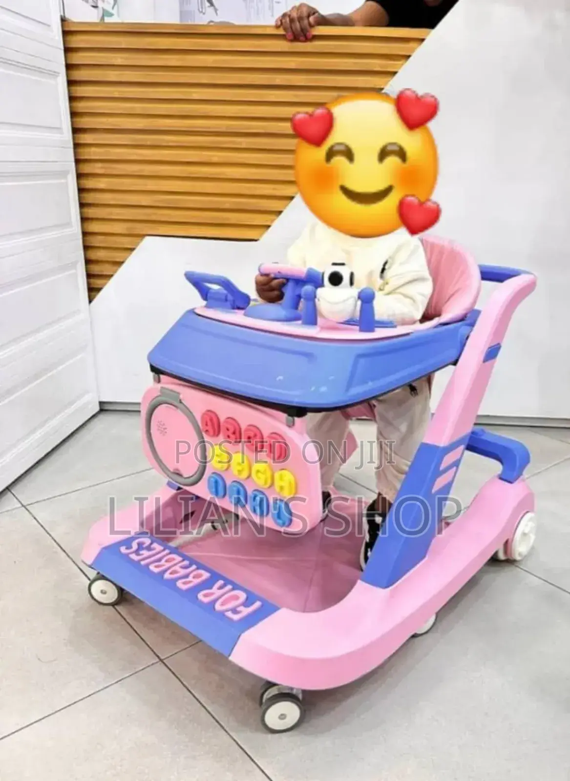 Richkids Baby Walker-Pink