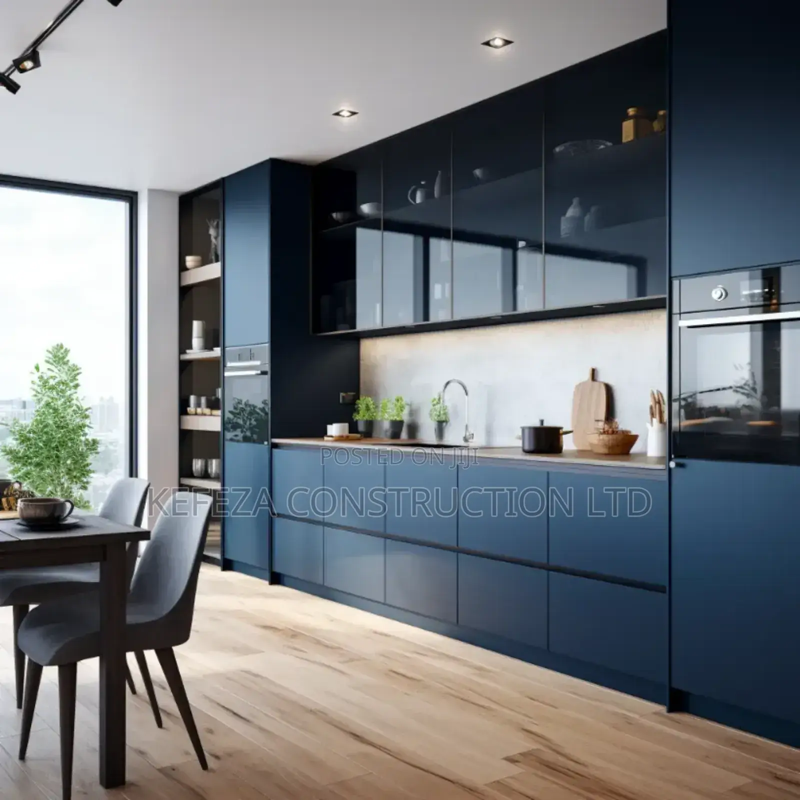 Blue Kitchen Cabinets