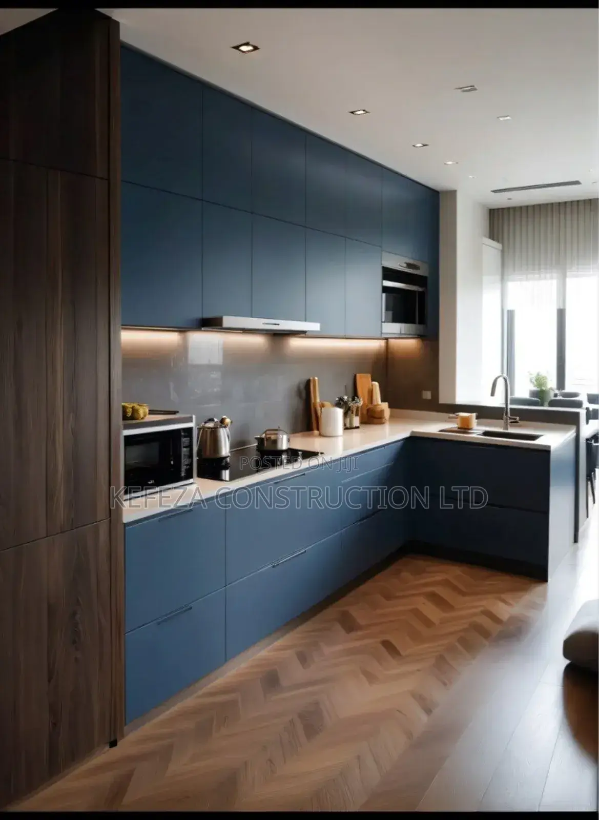 Blue Kitchen Cabinets
