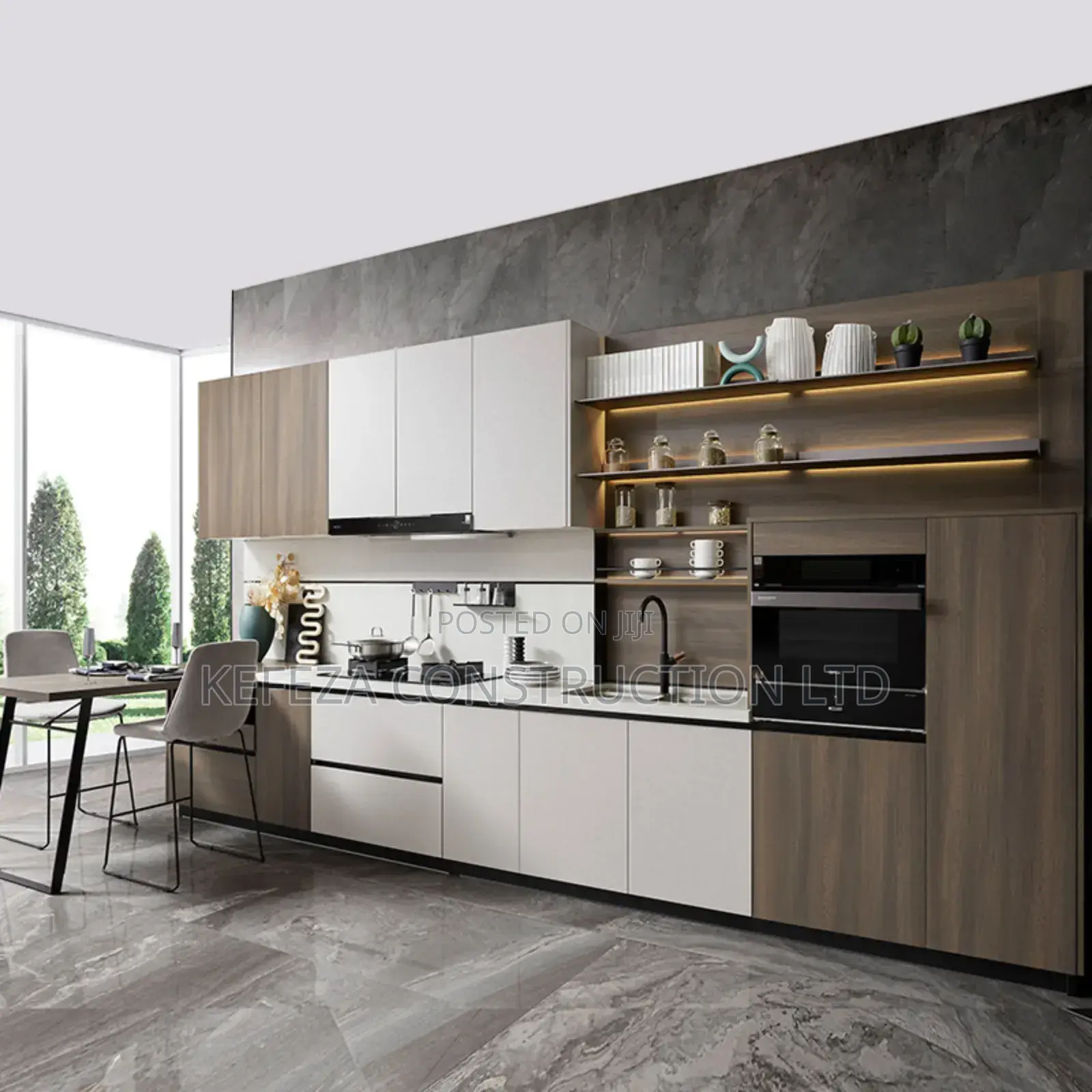 Double Coloured Cabinets