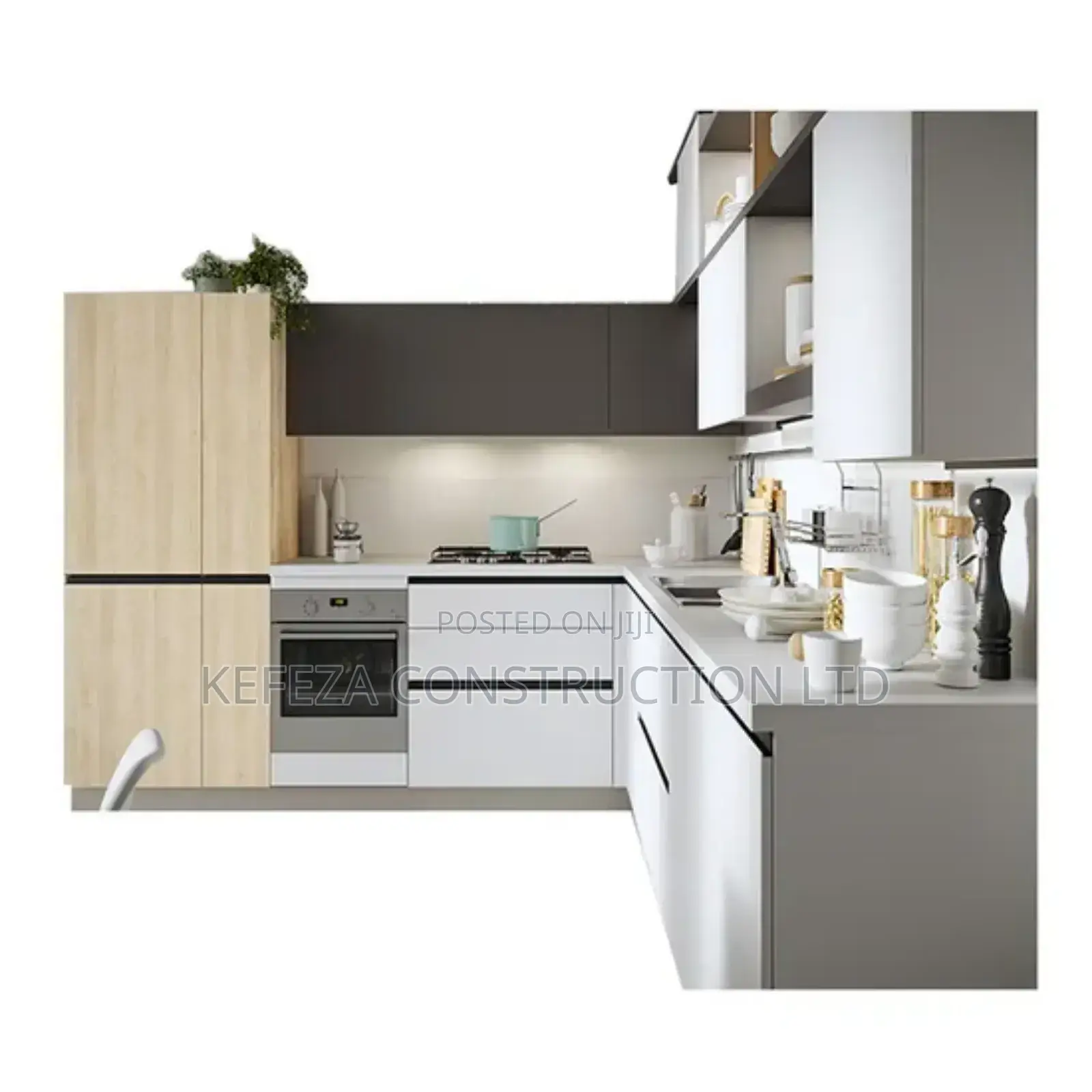 Double Coloured Cabinets