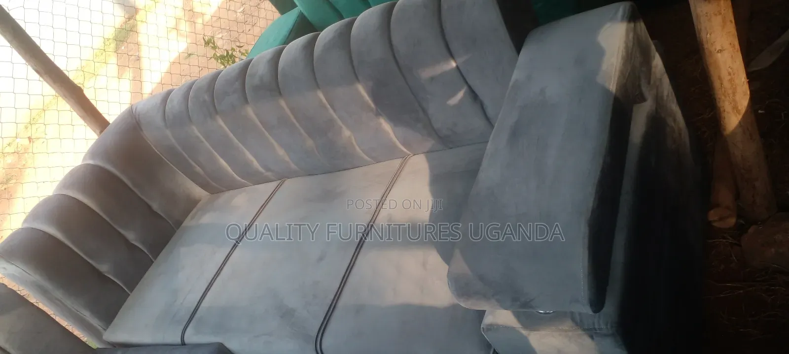 Green 3 Seater