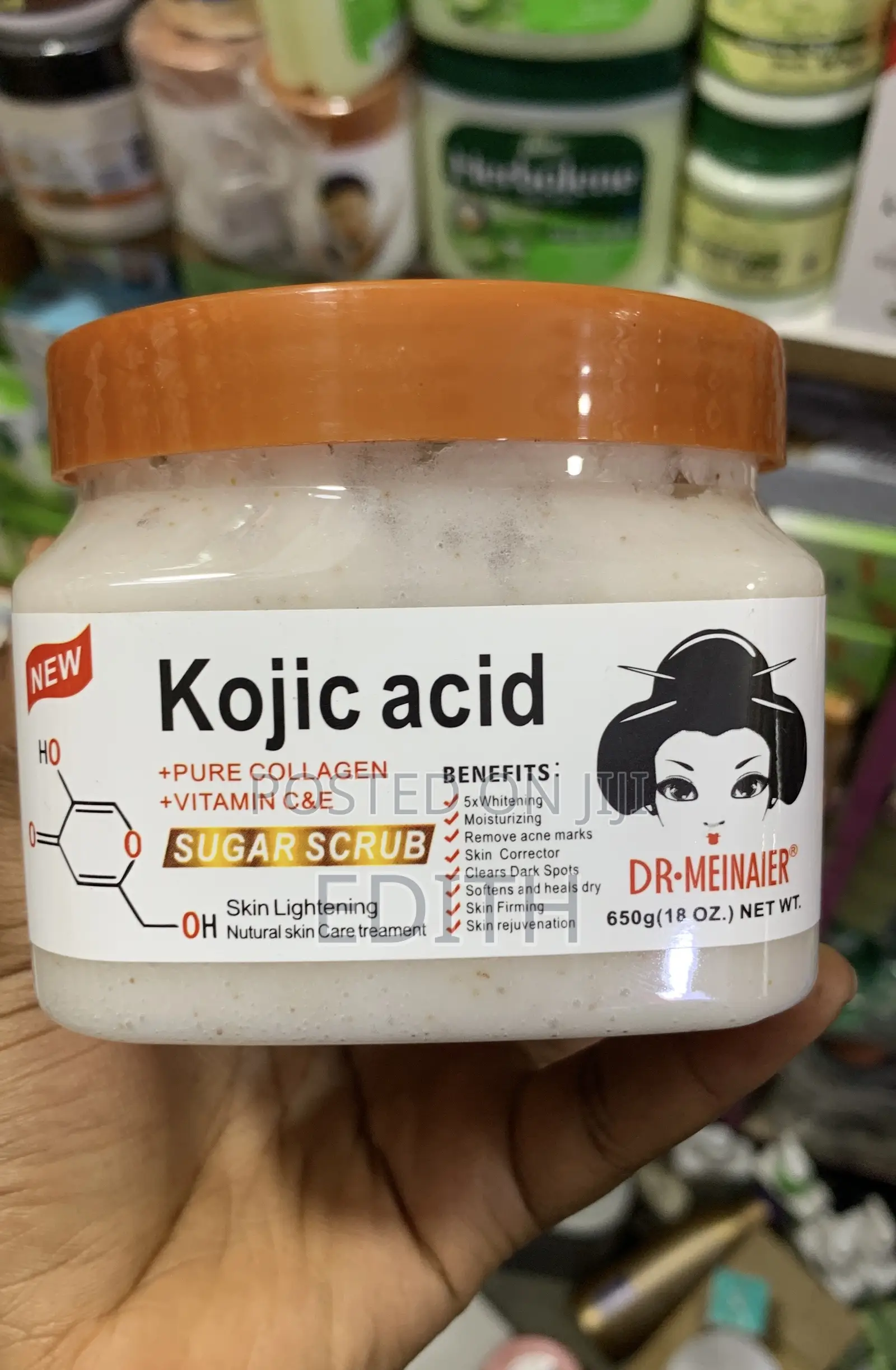Dr Meinaier Kojic Acid + Collagen Sugar Scrub
