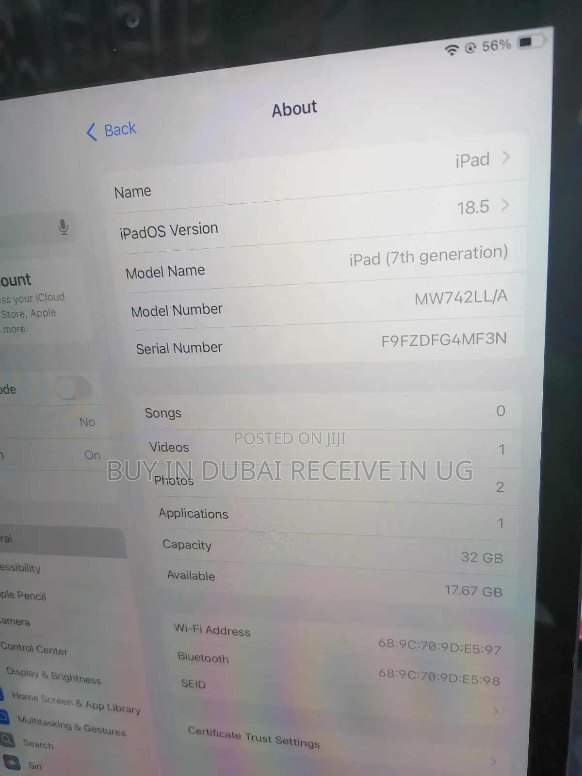Apple iPad 10.2 (2019) 32 GB Silver