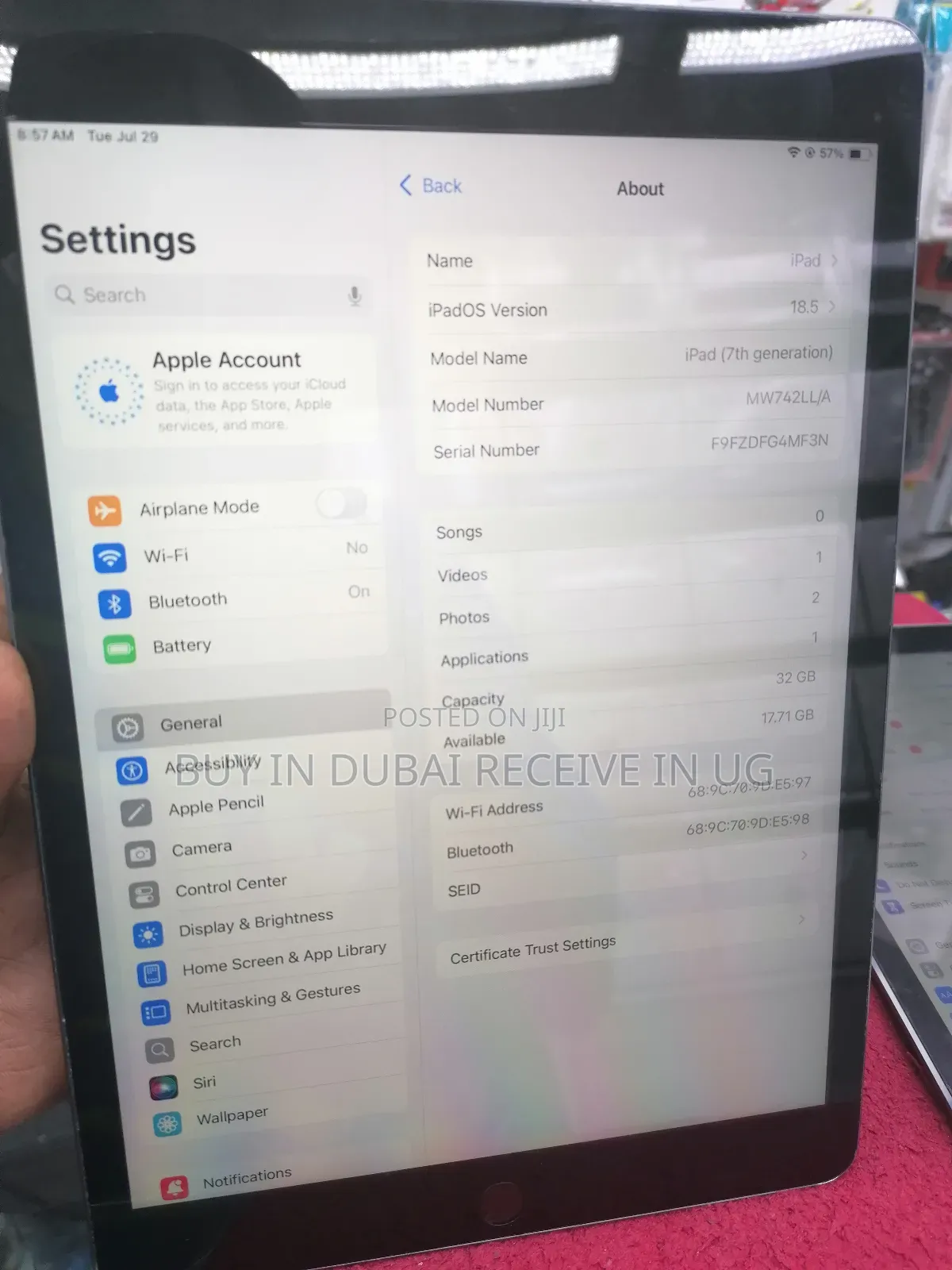 Apple iPad 10.2 (2019) 32 GB Silver