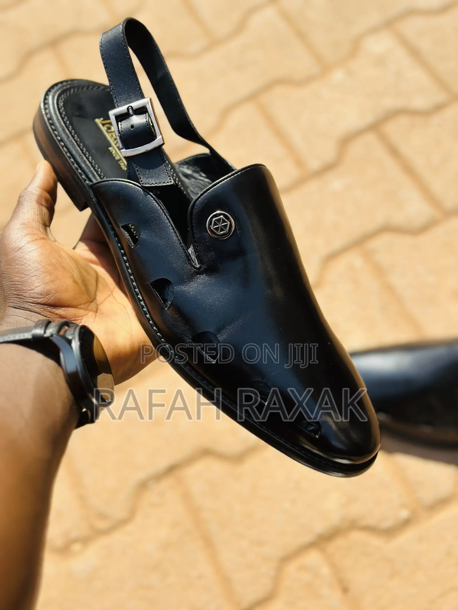 Original Men’S Black John Foster Mule Half Shoes