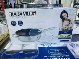 6.5cm Kaisavilla Stainless Non-Stick Frying Pan- Glass-Lid