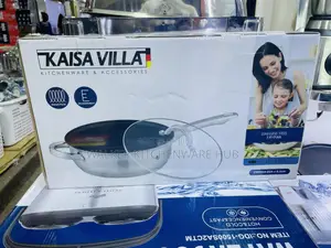 6.5cm Kaisavilla Stainless Non-Stick Frying Pan- Glass-Lid