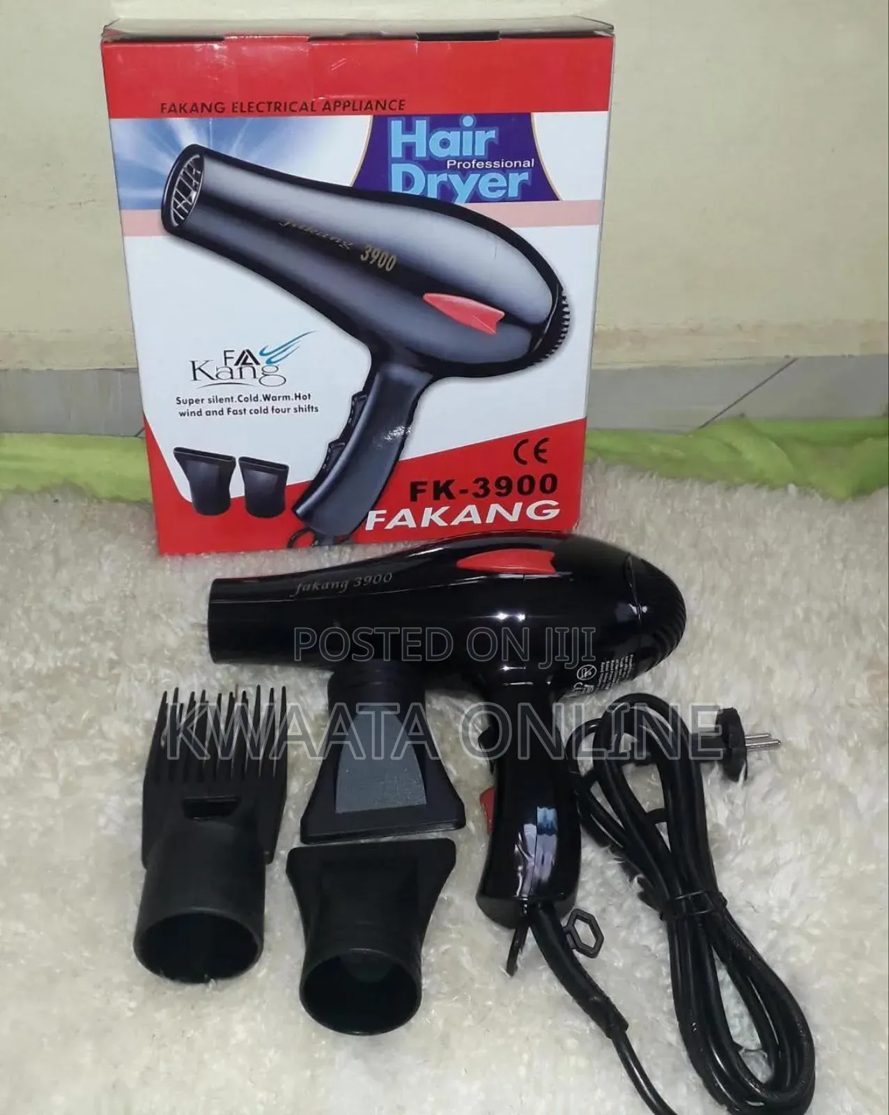 Fakang Fk-3900 Professional Hand Dryer - Black