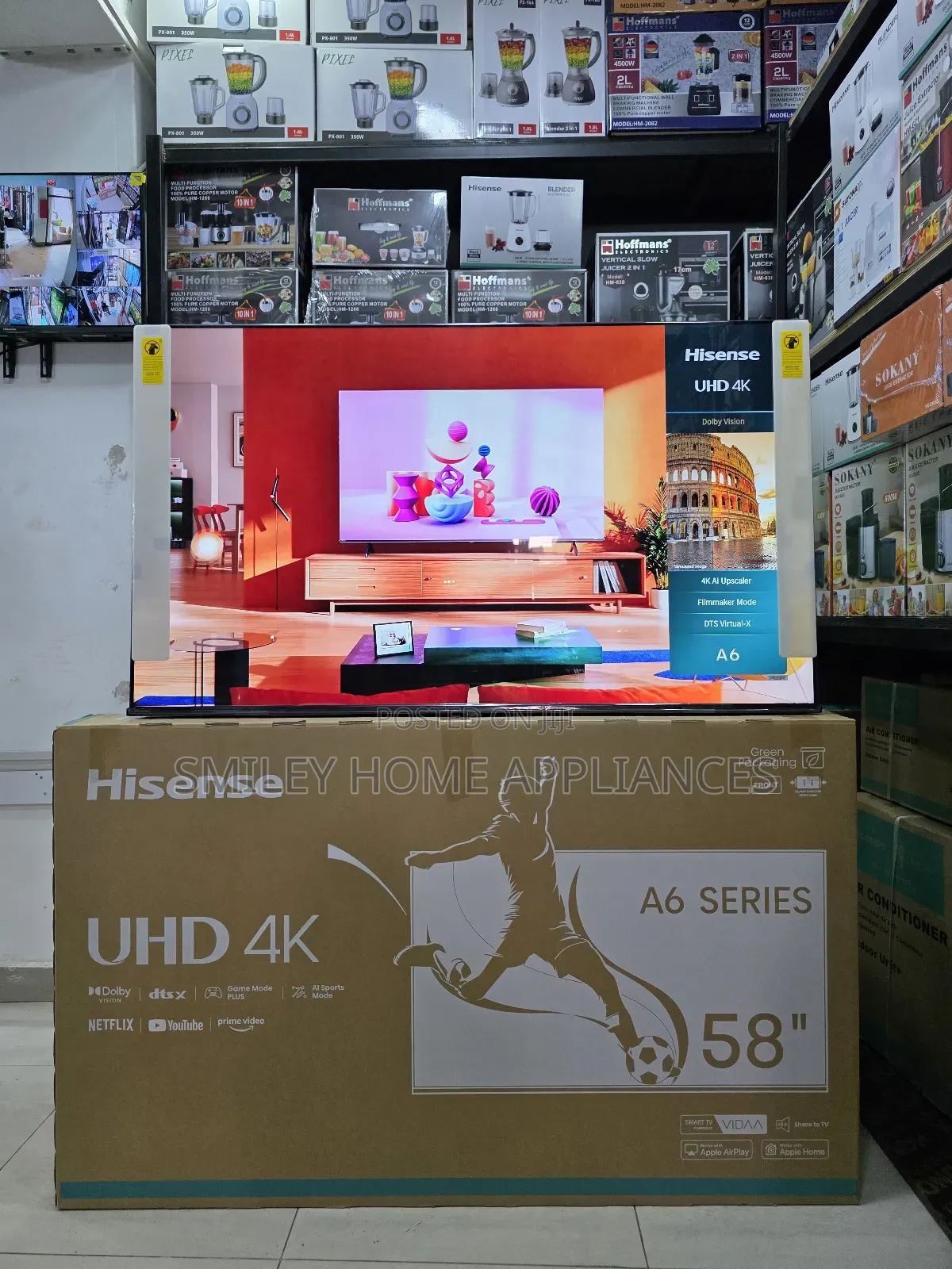 20% Discount Price on Hisense Uhd- 58inches Vidaa Smart Tv