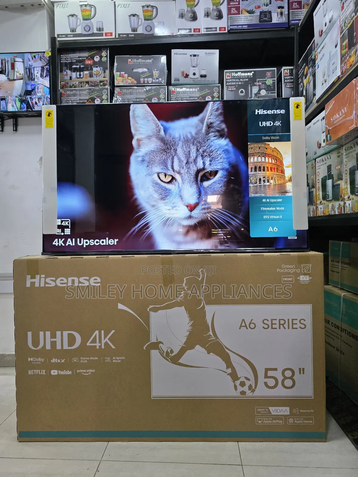 20% Discount Price on Hisense Uhd- 58inches Vidaa Smart Tv