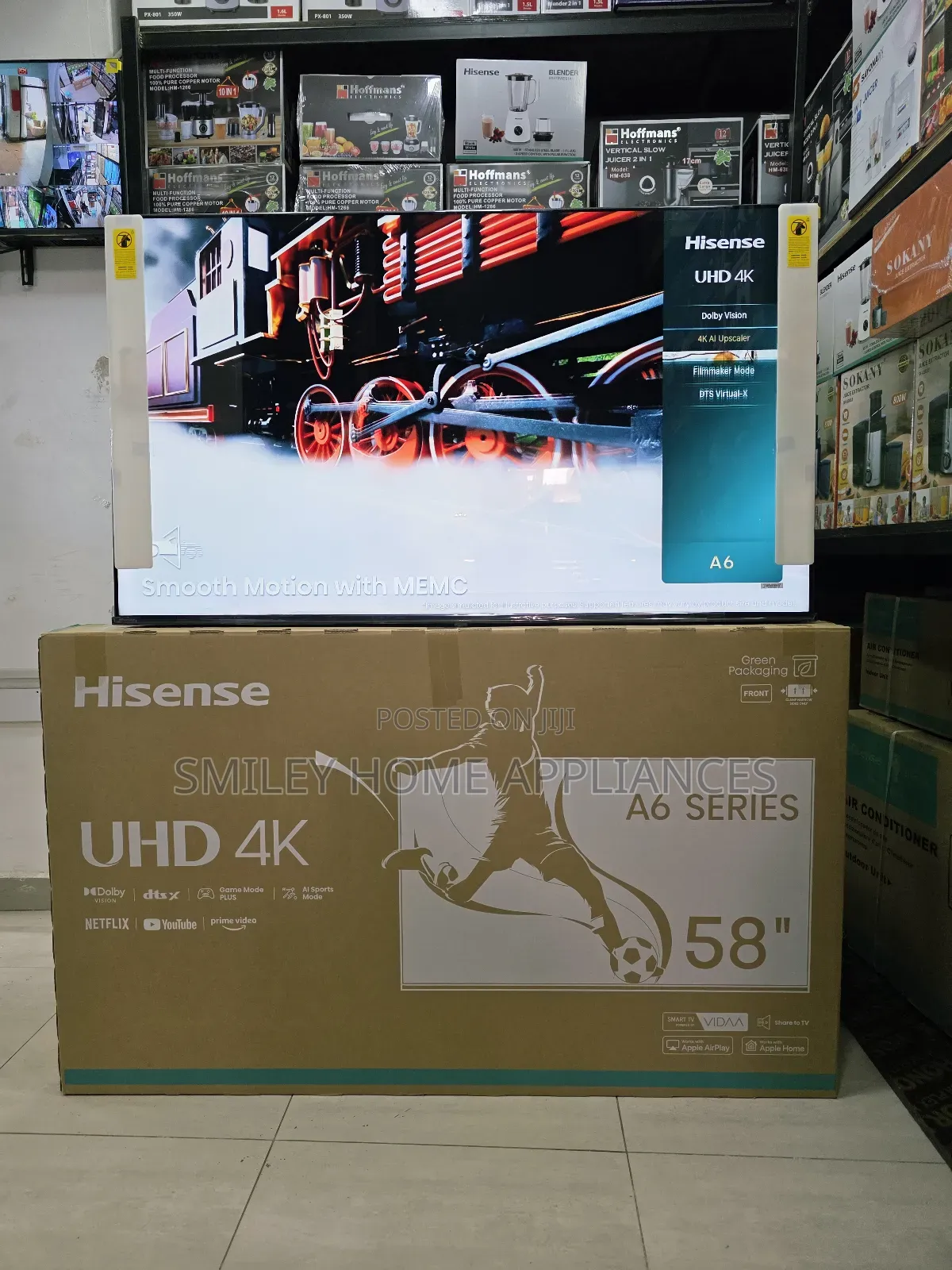 20%Discount Price Reduction on Hisense A6 Series 58inches Tv