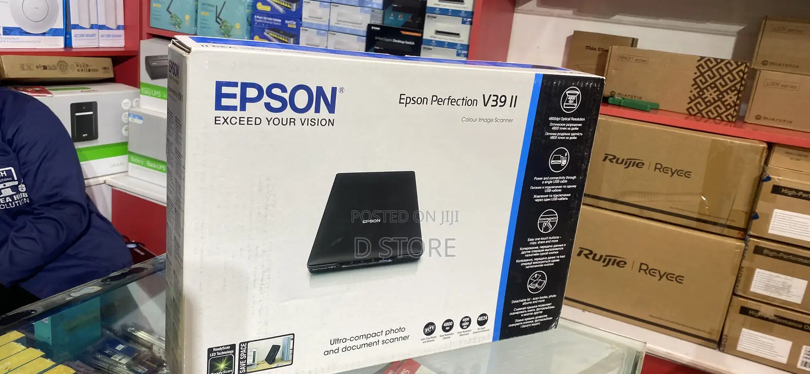 Epson Perfection V39 Ii Color Image Scanner