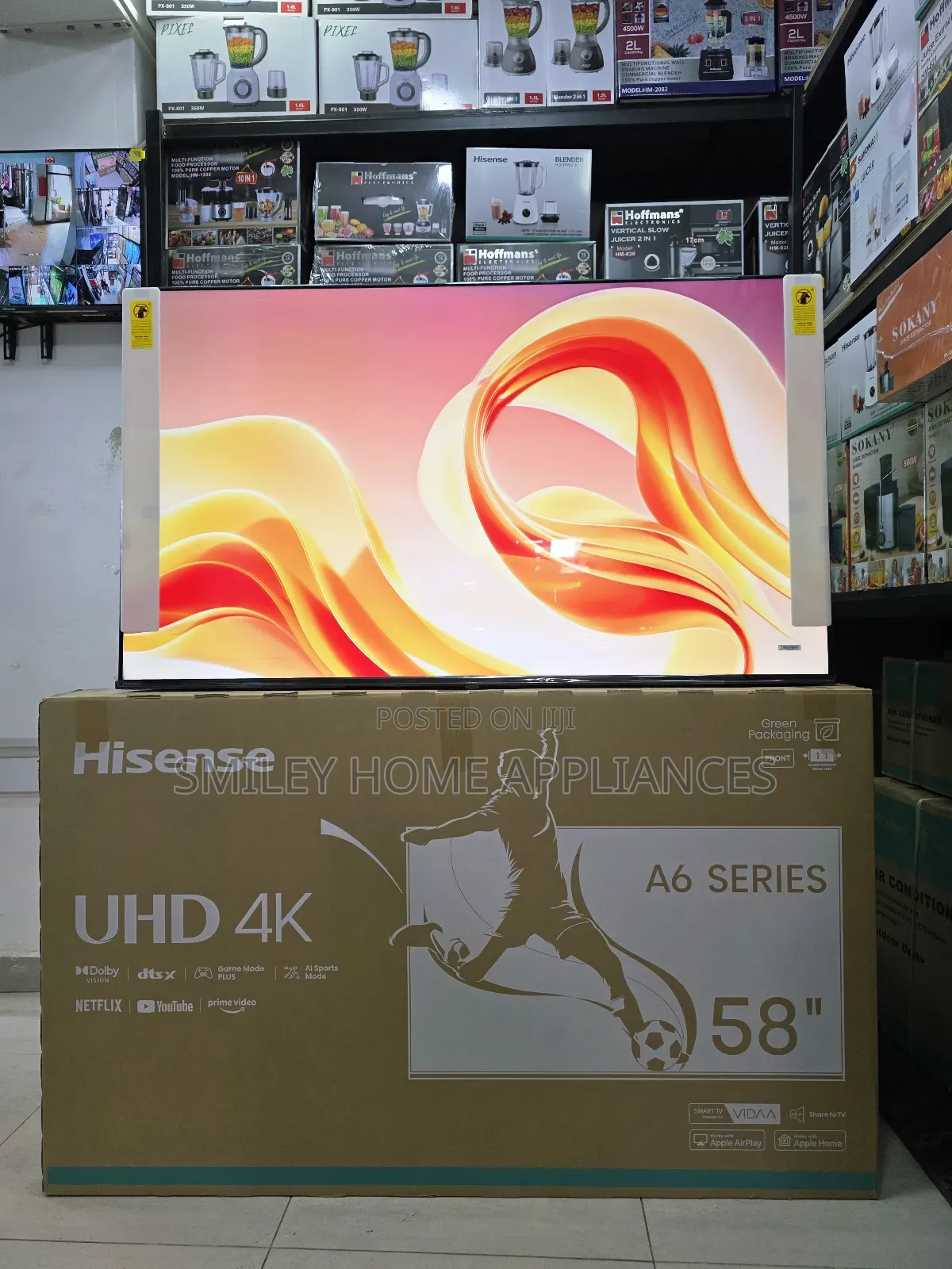 Brand New 58inches Hisense Udh4k Vidaa Smart Tv at Cut Price