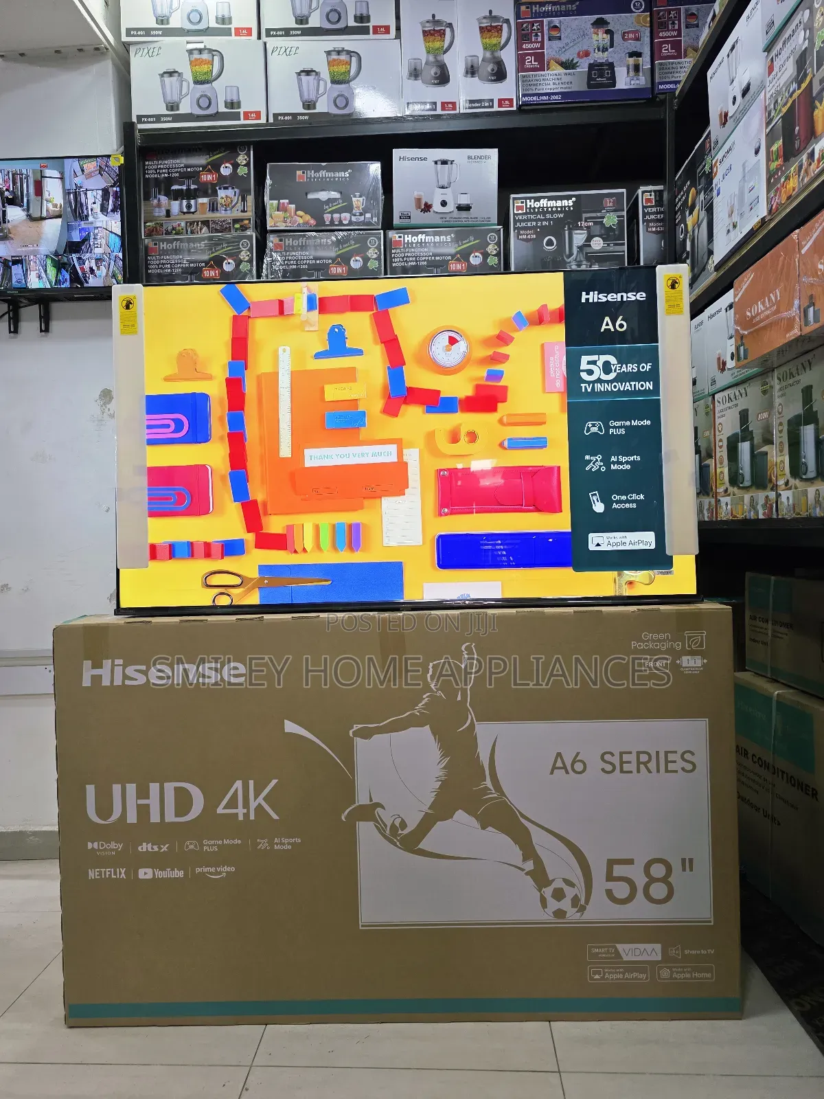 20% Discount Price Sales on Hisense 58inches Uhd4k Smart Tv