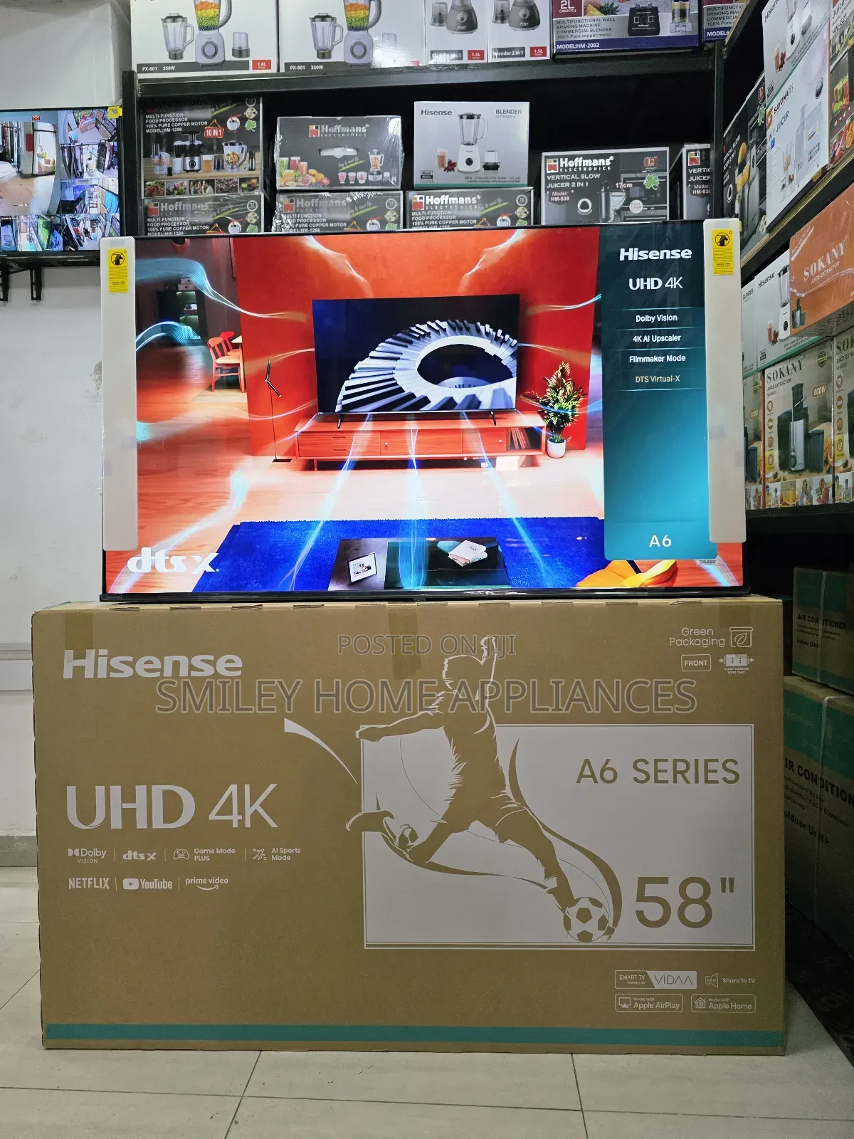 20% Discount Price Sales on Hisense 58inches Uhd4k Smart Tv