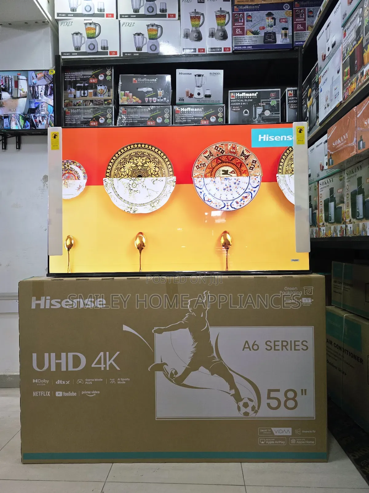 Hisense 58inches Uhd4k A6series Smart Vidaa Tv at Promo Offer