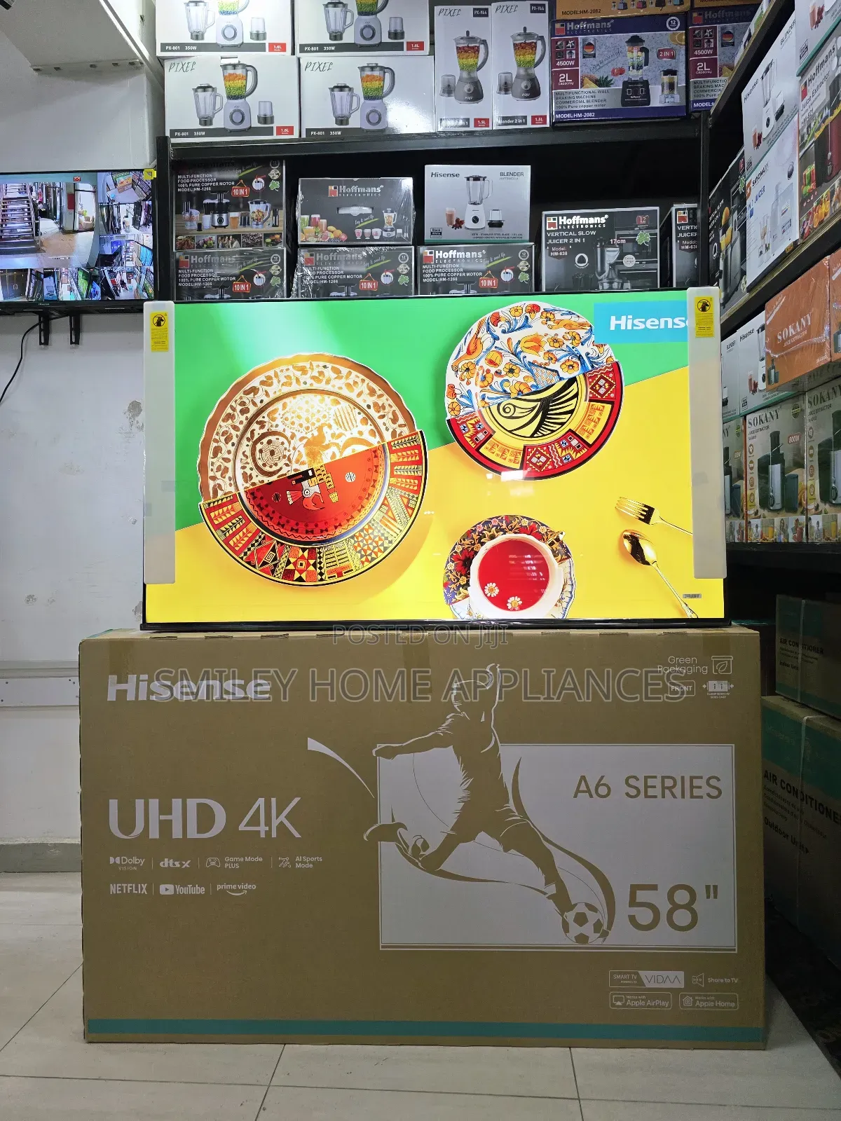 Cut Price on 58inches Hisense Uhd- A6series Smart Vidda Tv
