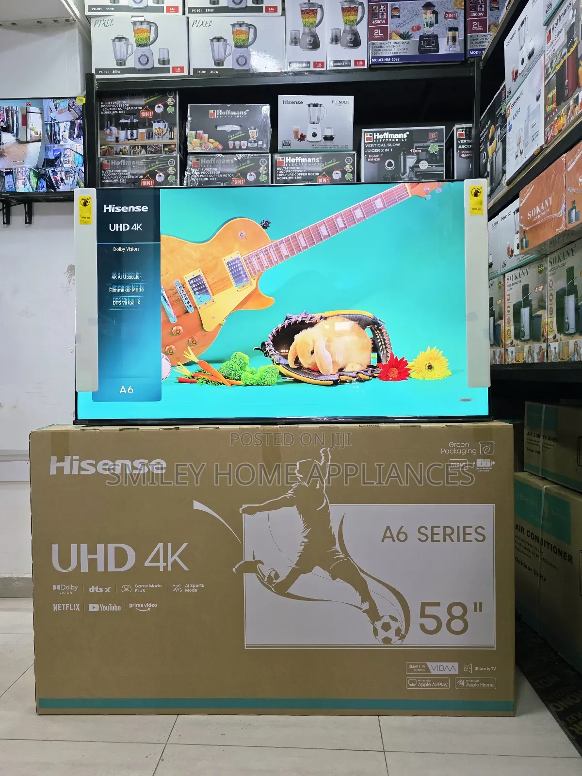 Cut Price on 58inches Hisense Uhd- A6series Smart Vidda Tv