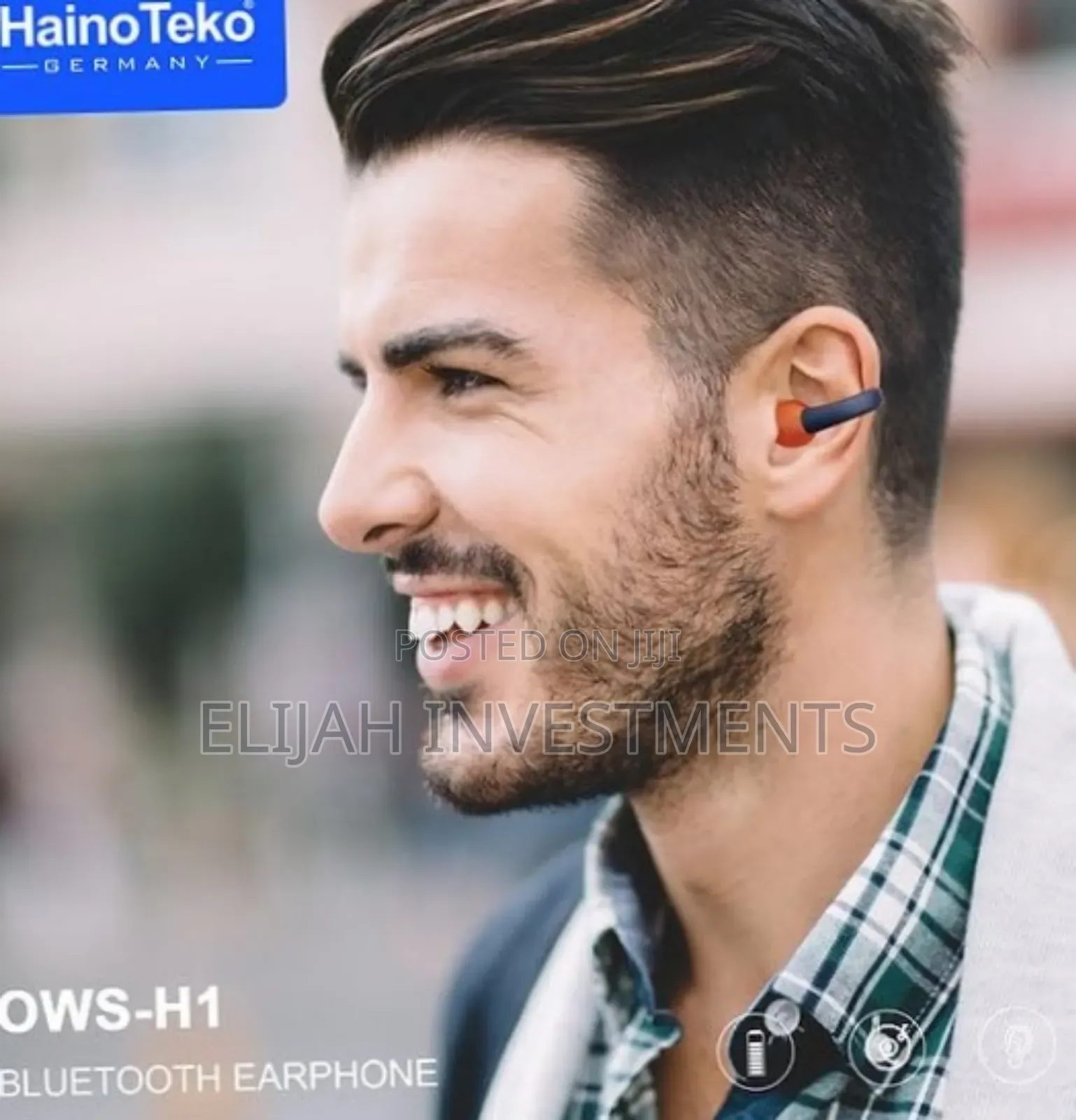 Haino Teko Germany Ows H1 Bluetooth Wireless Earphone