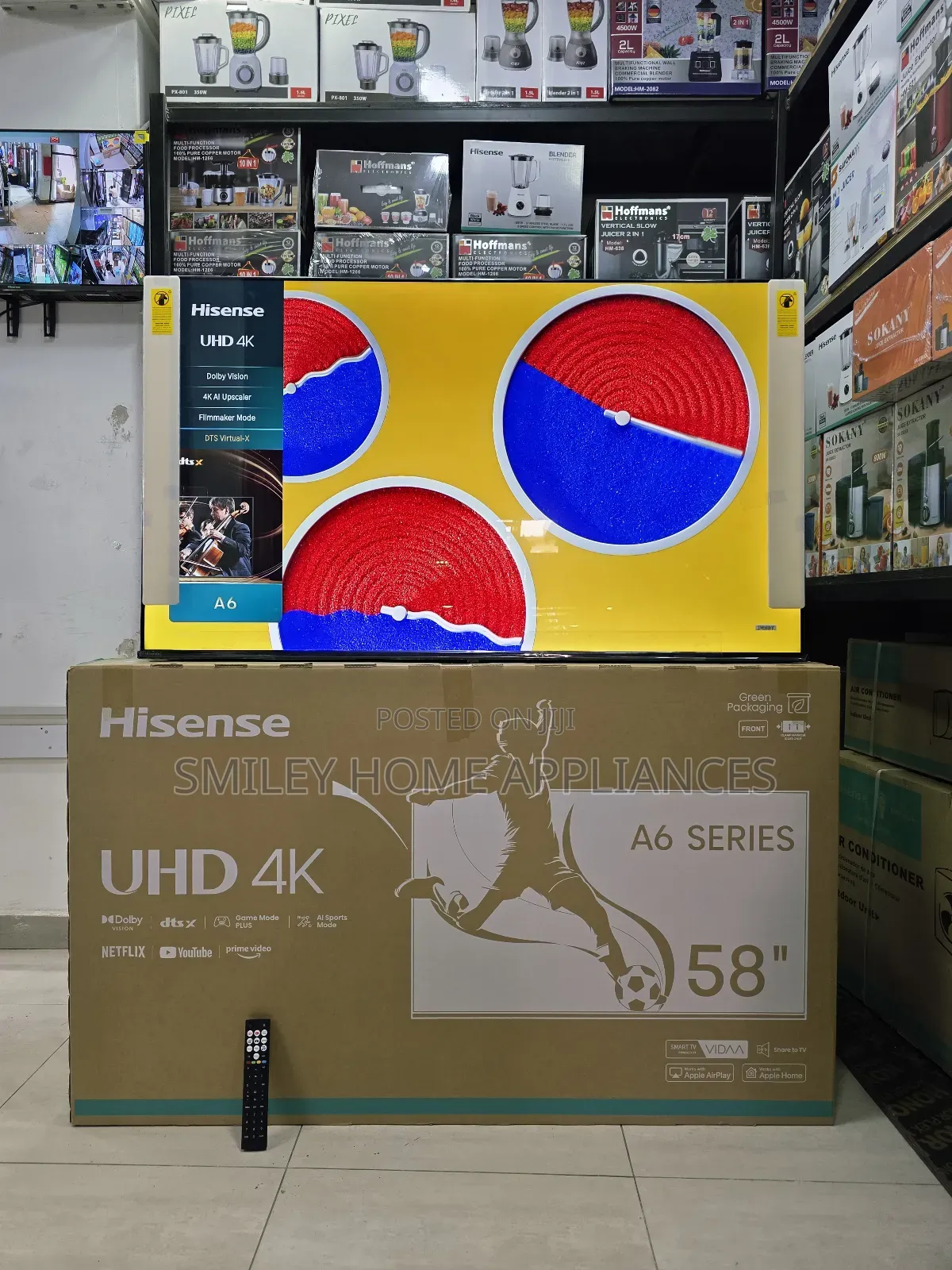Hisense 58inches Uhd4k A6series Vida Tv on Promotional Offer