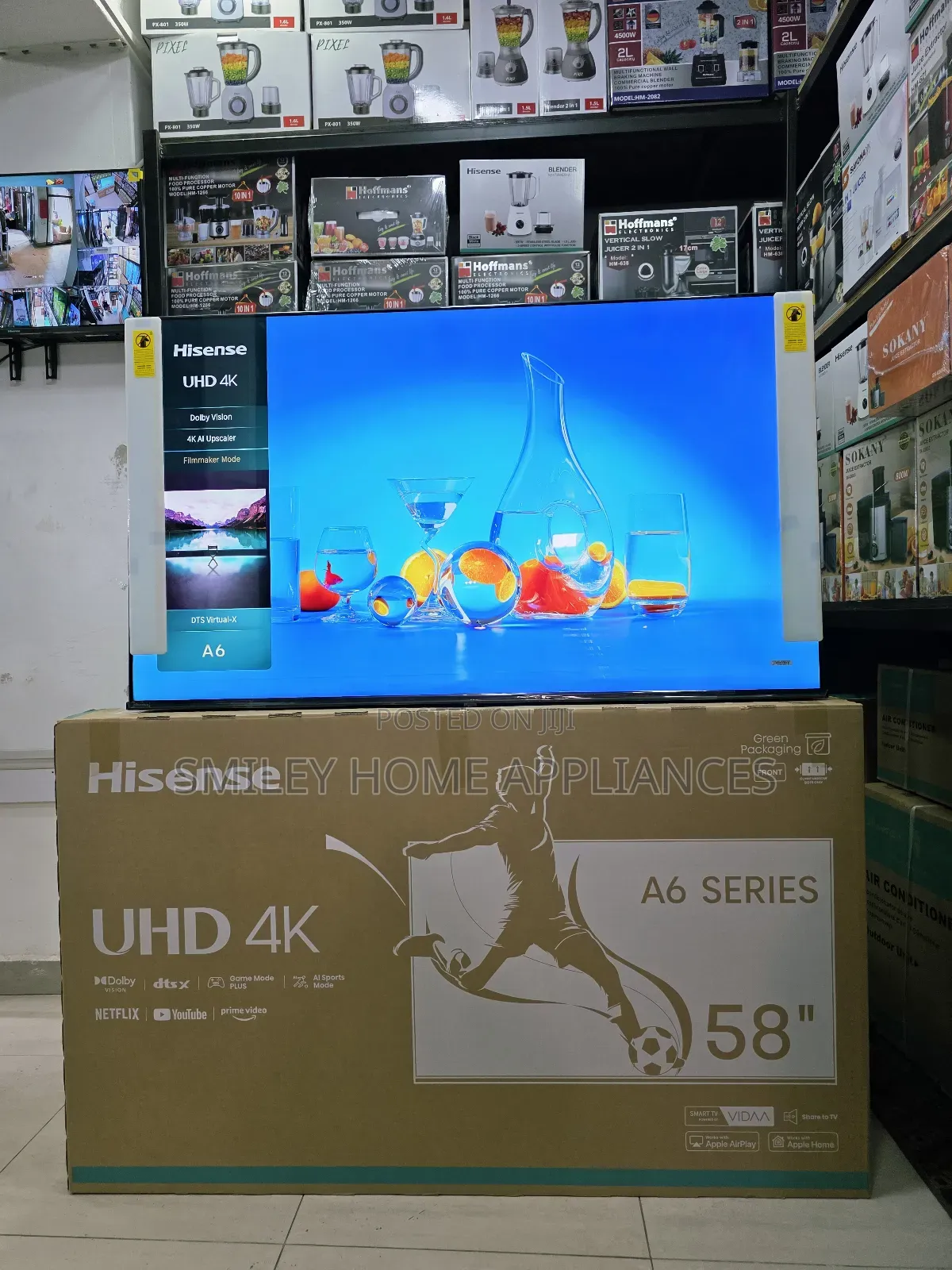 Hisense 58inches Ultra Hd4k Display Smart Tv at 20% Discount