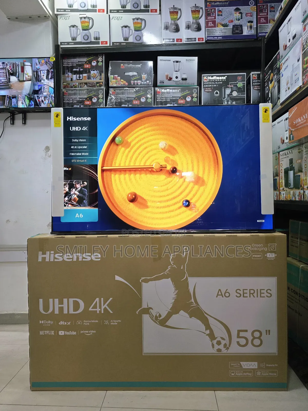 Hisense 58inches Ultra Hd4k Display Smart Tv at 20% Discount