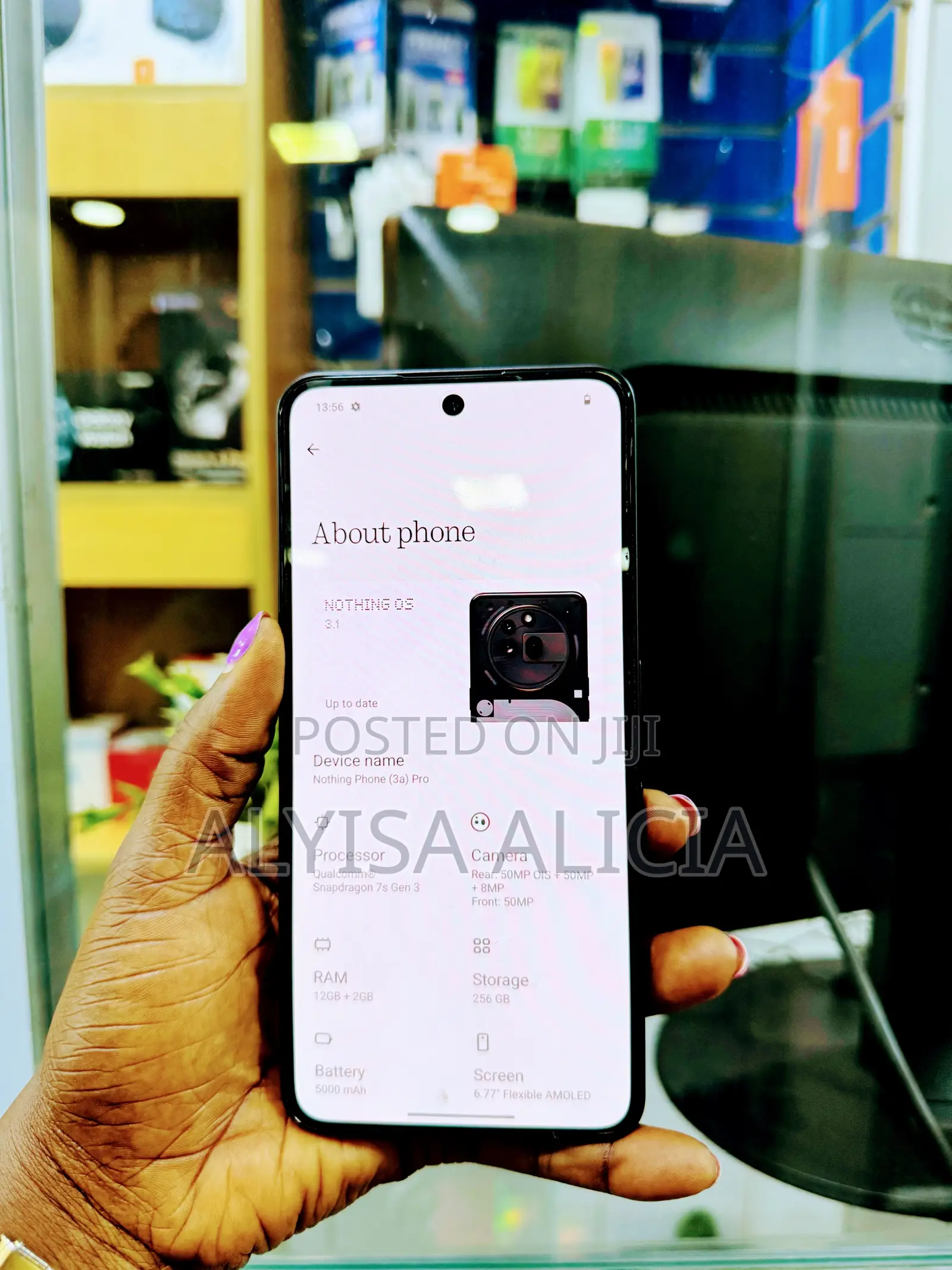 Nothing Phone 3a Pro 256 GB Black
