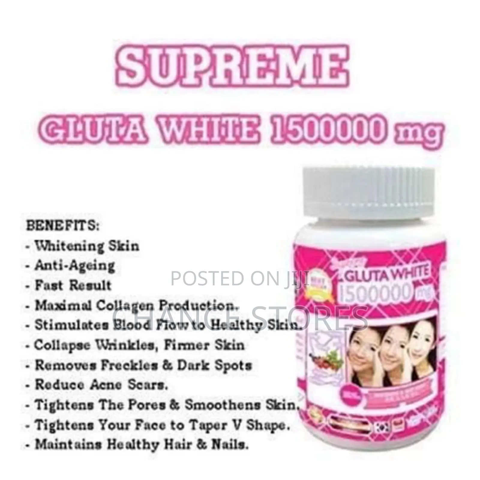 Supreme Glutawhite High Strength for Allowing Skin