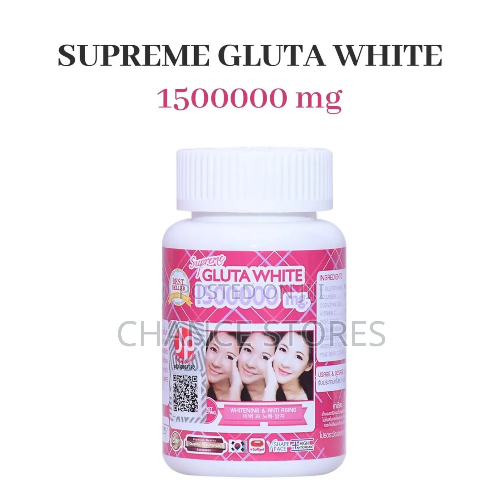 Supreme Glutawhite High Strength for Allowing Skin