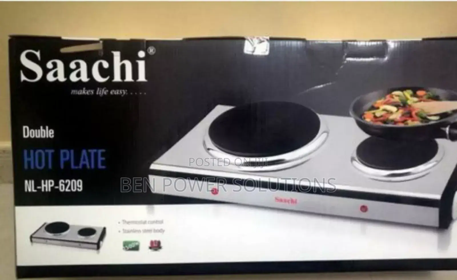 Saachi Double Hot Plate