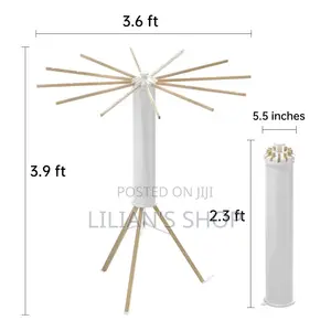 Foldable Wooden Metal Collapsible Clothes Drying Rack L