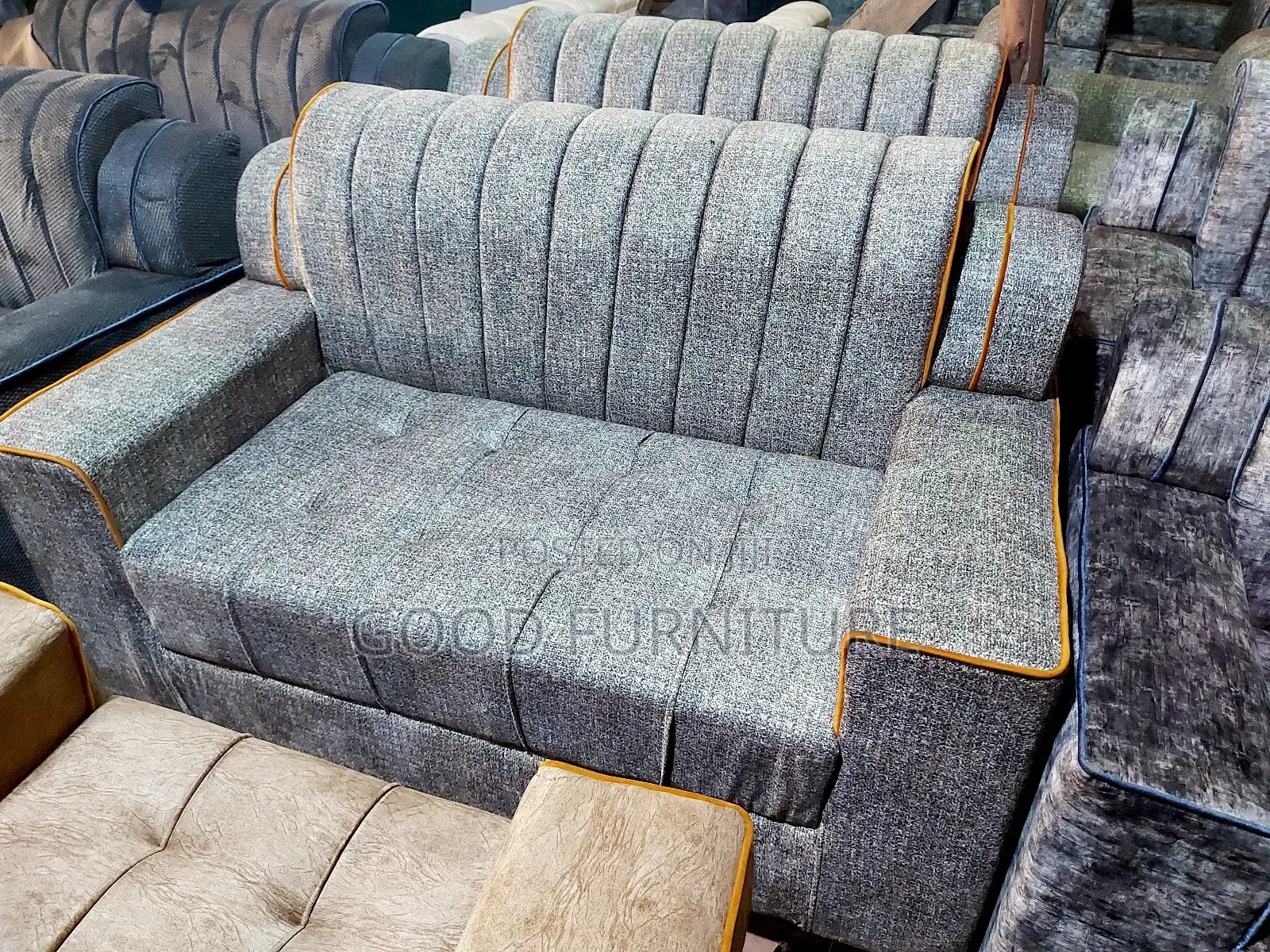 Good Looking Five Seaters Sofas Set