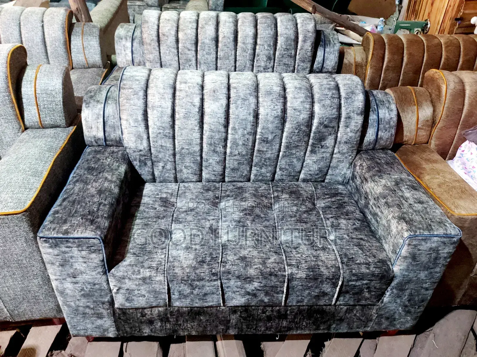 High Density Five Seaters Sofas Set