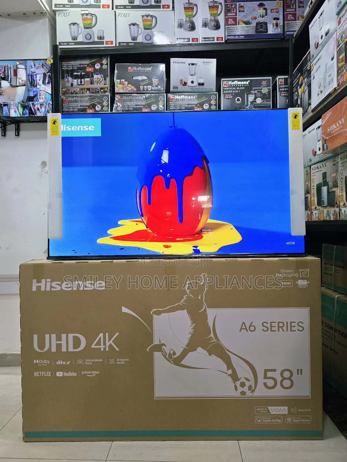 Newly Discounted 58inches Hisense A6 Series Vidaa Smart Tv