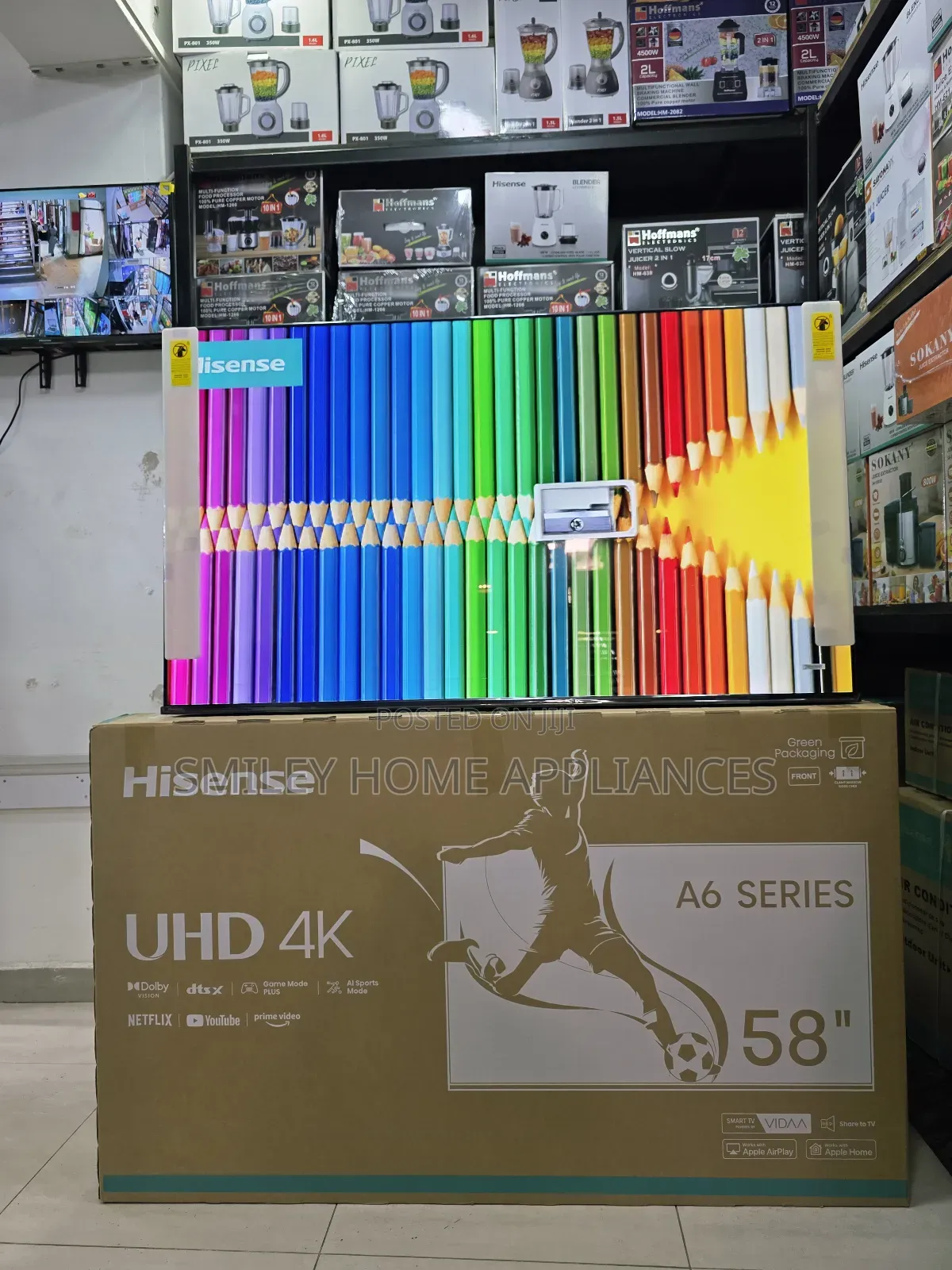 Discounted 58inches Hisense Uhd-4k Vidaa Smart Tv @ Discount