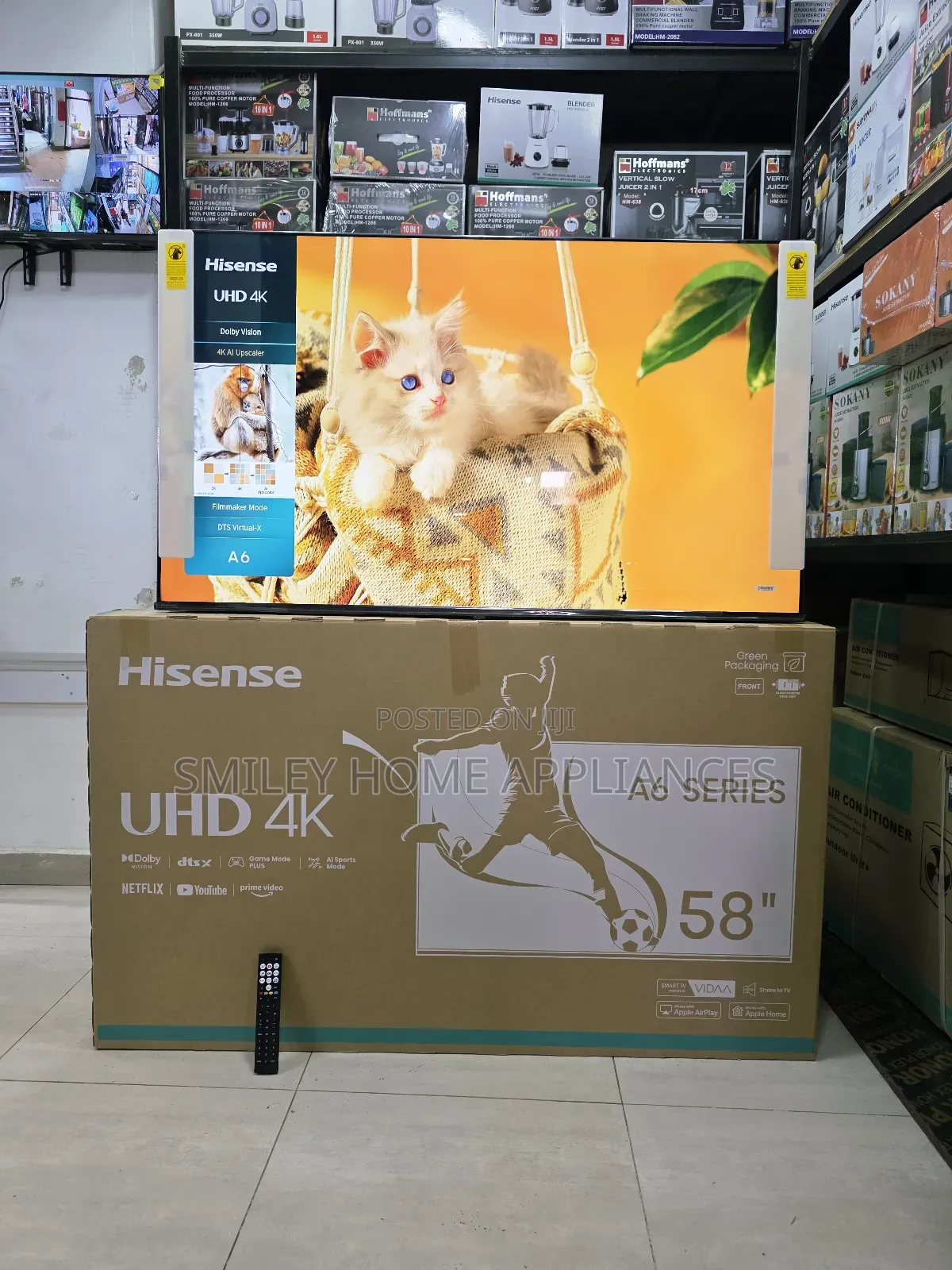Discounted 58inches Hisense Uhd-4k Vidaa Smart Tv @ Discount