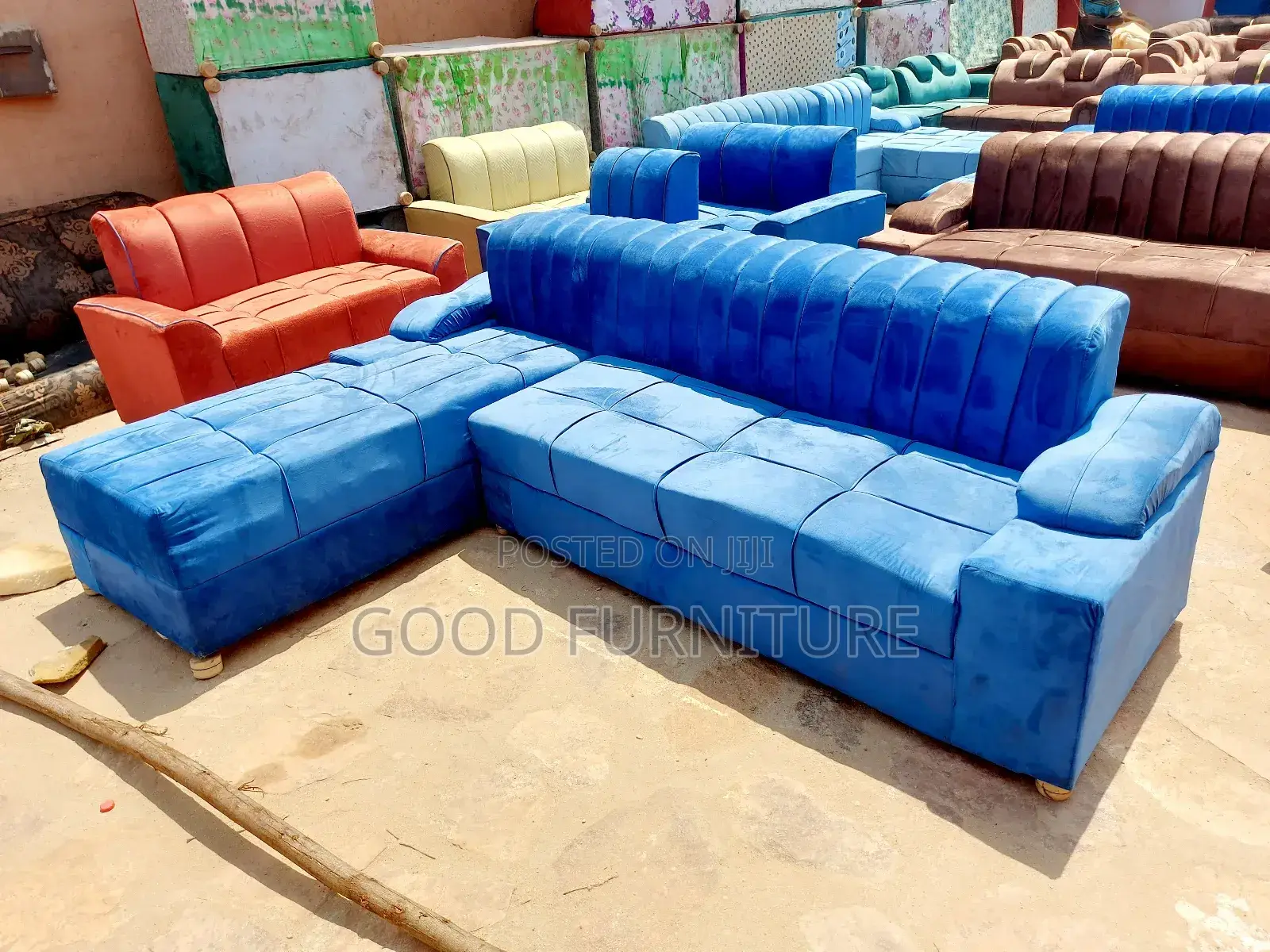 Lovely L Sofa Set