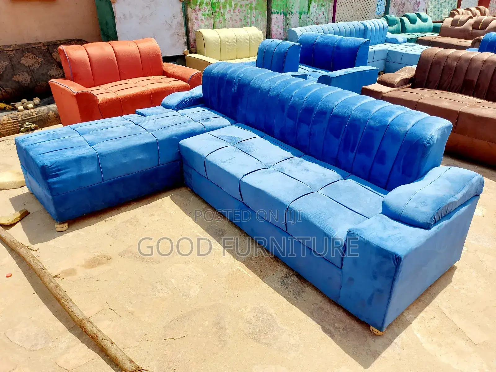 Lovely L Sofa Set