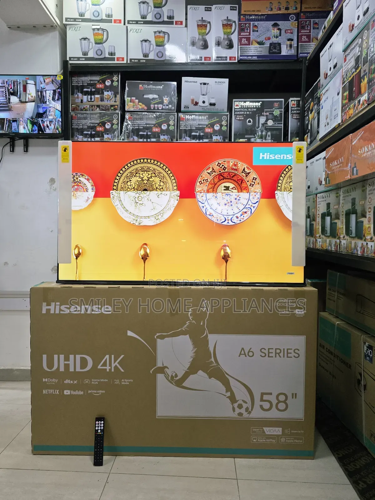 Nnewly Restocked 58inches Hisense Uhd- Vidaa Tv at Discount