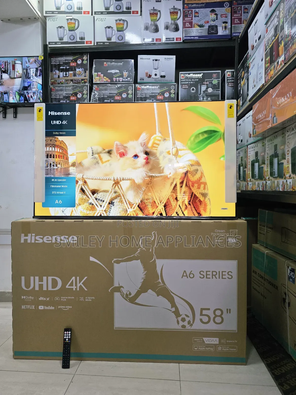 Newly Restocked Hisense 58inches Ultra Hd- Vidaa Smart Tv