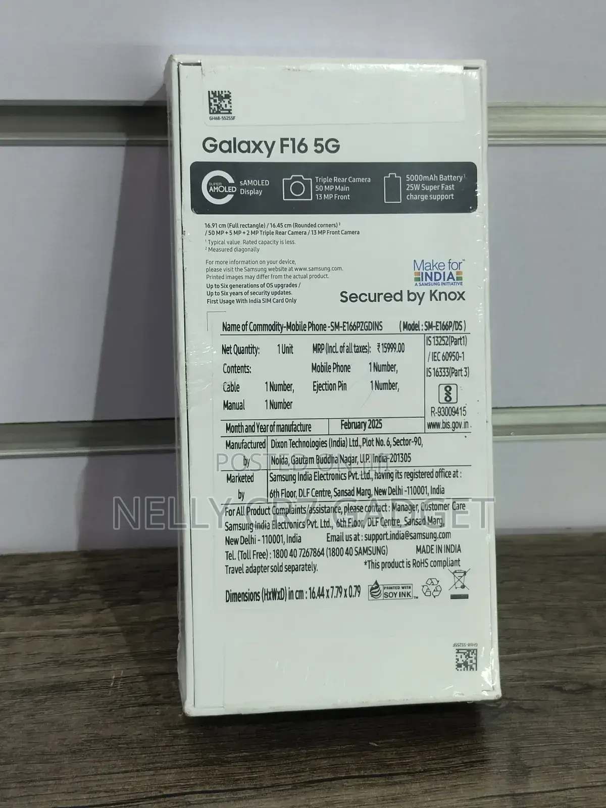 New Samsung Galaxy F16 128 GB Black